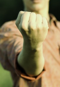 raised fist