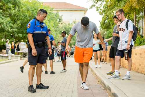 sobriety test walking