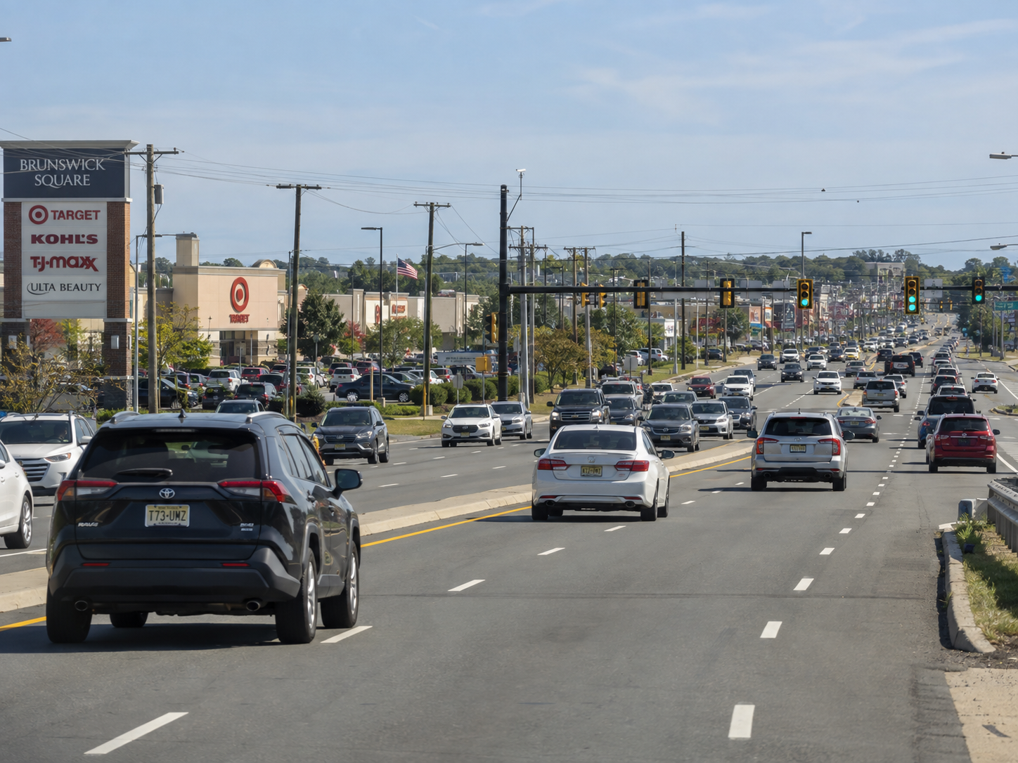 Route 18 in or near East Brunswick, New Jersey