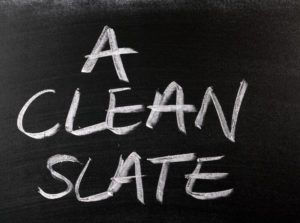 a clean slate