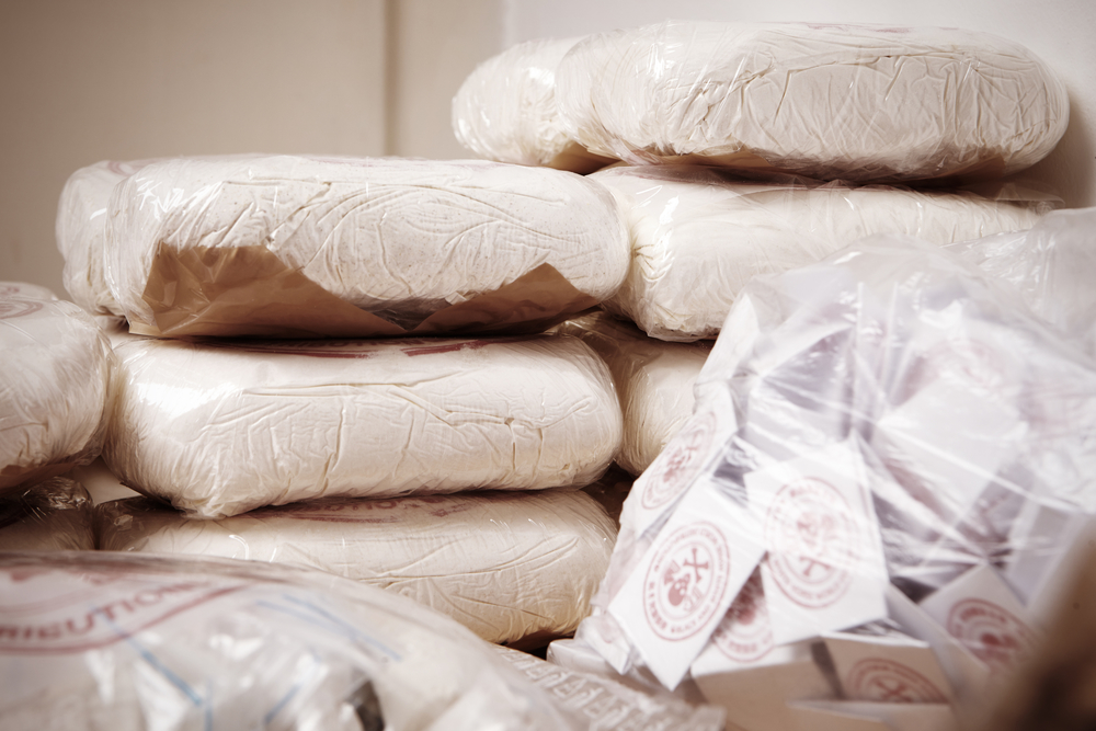 Drug criminality - packages and dozens of drugs and raw opium