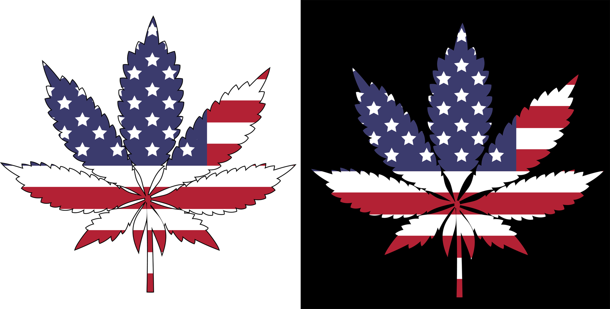 Marijuana American Flag