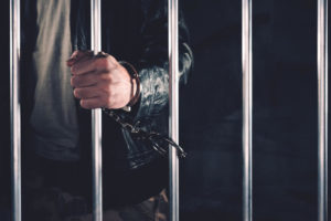 behind bars
