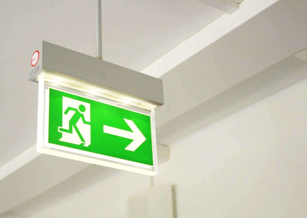 exit sign