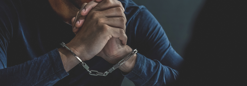 under arrest for drug crime