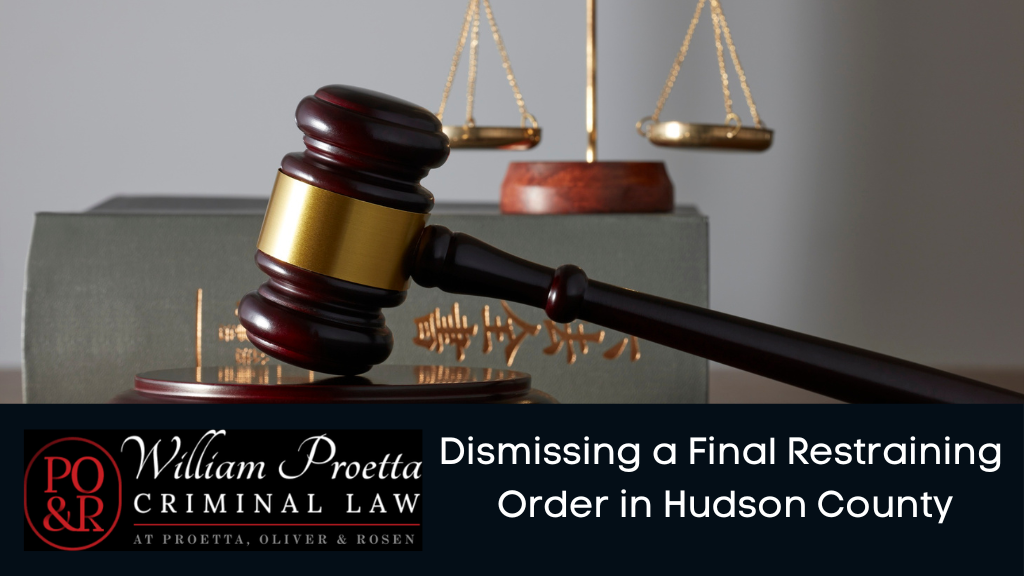 Dismissing a Final Restraining Order